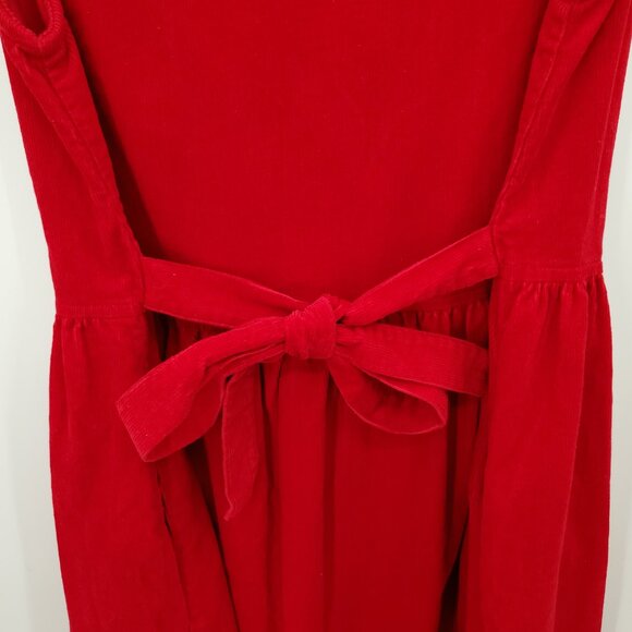 VTG 90s Bonnie & Norma 100% Cotton Corduroy Sz Medium Petite Red - Picture 10 of 12